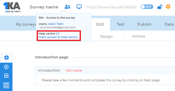Granting Access To Helpdesk 1ka